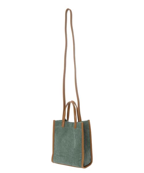 earth music&ecology(アースミュージックアンドエコロジー)の「コーデュロイショルダーバッグ*(ショルダーバッグ・レディース・ブラウン/グリーン/ライトベージュ・FREE)」の11枚目の写真