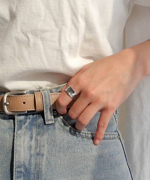 UNE MANSION（ユヌマンション）の「デイリーボールドリング（リング・レディース・シルバー/ゴールド・ONE SIZE）」の3枚目の写真