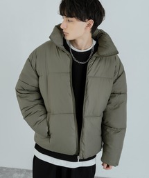 オーバーサイズ ファイバーダウンジャケット 中綿ブルゾン