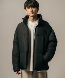 オーバーサイズ ファイバーダウンジャケット 中綿ブルゾン