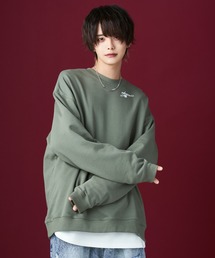 ADRER | heavy cotton flower graphic big sweat/ヘビーコットンフラワーグラフィックビックスウェット(スウェット)