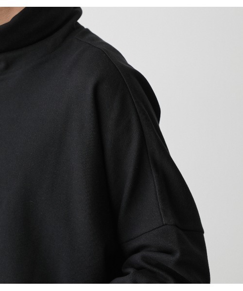 AZUL by moussy(アズールバイマウジー)の「TURTLENECK LONG TEE/タートルネックロングT(Tシャツ/カットソー・メンズ・ブラック/オフホワイト・MEDIUM/LARGE)」の22枚目の写真
