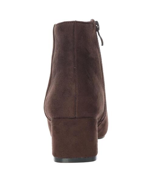 koe(コエ)の「シンプルアンクルスクエアショートブーツ*(ブーツ・レディース・ブラウン/ブラック/ベージュ・L/S/M)」の7枚目の写真