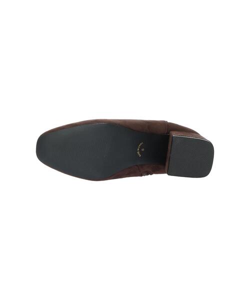 koe(コエ)の「シンプルアンクルスクエアショートブーツ*(ブーツ・レディース・ブラウン/ブラック/ベージュ・L/S/M)」の12枚目の写真