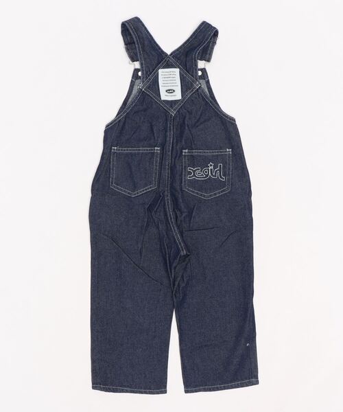 X-girl Stages（エックスガールステージス）の「オーバーオール（サロペット/オーバーオール・キッズ・ブラック/ネイビー・110cm/120cm/130cm/140cm/90cm/100cm）」の3枚目の写真
