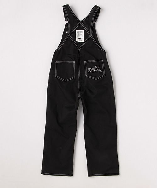 X-girl Stages（エックスガールステージス）の「オーバーオール（サロペット/オーバーオール・キッズ・ブラック/ネイビー・110cm/120cm/130cm/140cm/90cm/100cm）」の10枚目の写真