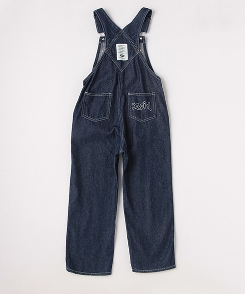 X-girl Stages（エックスガールステージス）の「オーバーオール（サロペット/オーバーオール・キッズ・ブラック/ネイビー・110cm/120cm/130cm/140cm/90cm/100cm）」の11枚目の写真