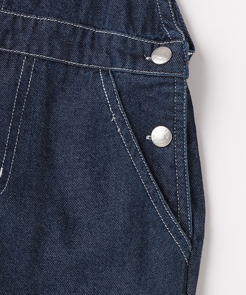 X-girl Stages（エックスガールステージス）の「オーバーオール（サロペット/オーバーオール・キッズ・ブラック/ネイビー・110cm/120cm/130cm/140cm/90cm/100cm）」の14枚目の写真