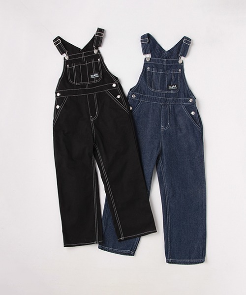 X-girl Stages（エックスガールステージス）の「オーバーオール（サロペット/オーバーオール・キッズ・ブラック/ネイビー・110cm/120cm/130cm/140cm/90cm/100cm）」の18枚目の写真