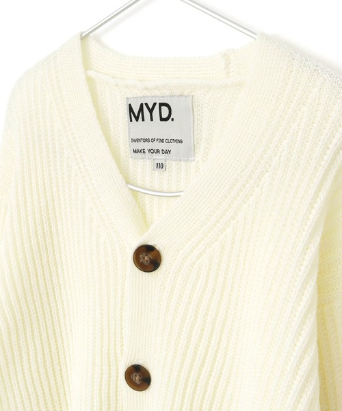 MAKE YOUR DAY（メイクユアデイ）の「スプリングニットカーディガン■80～140cm（カーディガン/ボレロ・キッズ・ラベンダー/ミント/オフホワイト・80/120/110/100/90/140/130）」の19枚目の写真