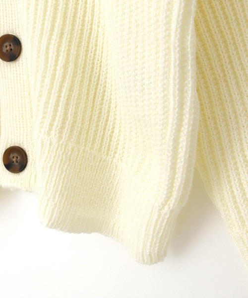 MAKE YOUR DAY（メイクユアデイ）の「スプリングニットカーディガン■80～140cm（カーディガン/ボレロ・キッズ・ラベンダー/ミント/オフホワイト・80/120/110/100/90/140/130）」の20枚目の写真