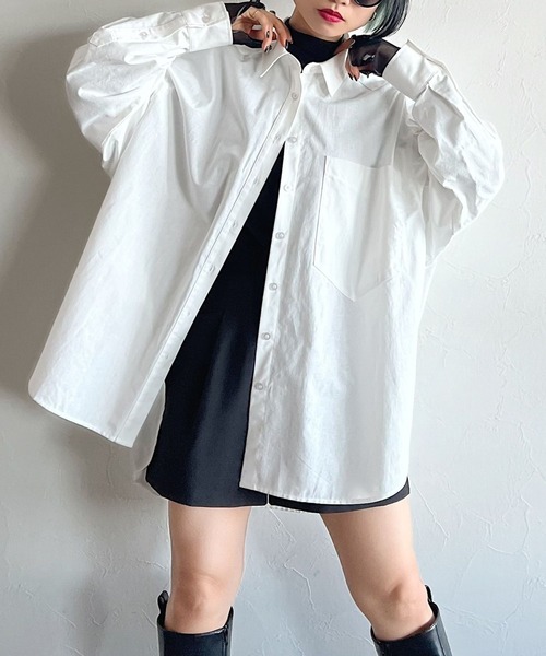 PAGEBOY（ページボーイ）の「CORE / オックスダッドシャツ（シャツ/ブラウス・レディース・レッド/オフホワイト/グリーン系その他・FREE）」の2枚目の写真