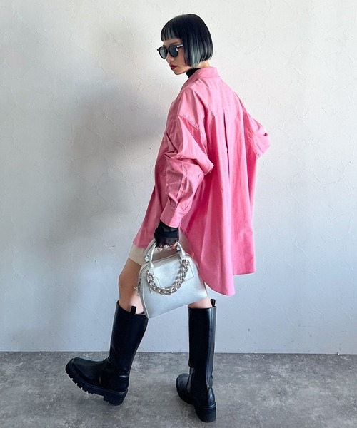 PAGEBOY（ページボーイ）の「CORE / オックスダッドシャツ（シャツ/ブラウス・レディース・レッド/オフホワイト/グリーン系その他・FREE）」の22枚目の写真