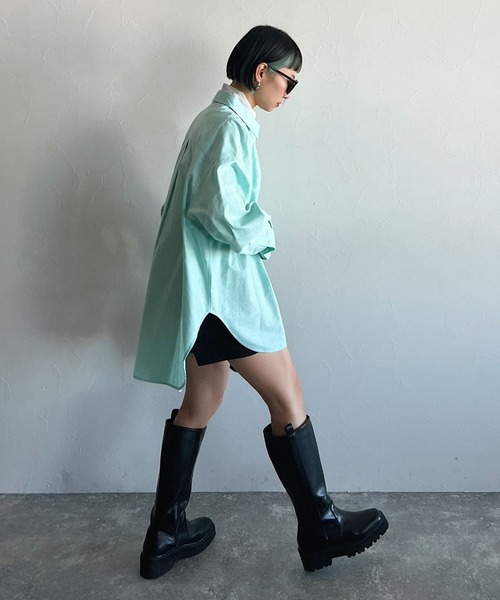 PAGEBOY（ページボーイ）の「CORE / オックスダッドシャツ（シャツ/ブラウス・レディース・レッド/オフホワイト/グリーン系その他・FREE）」の5枚目の写真