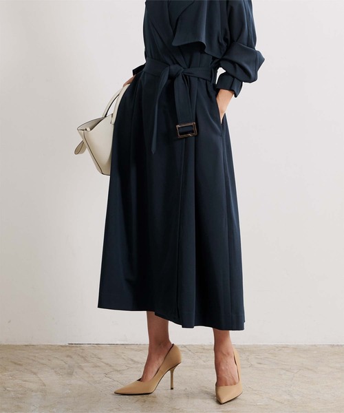 UR'S(ユアーズ)の「ドルマンスリーブトレンチコート(トレンチコート・レディース・ベージュ/ライトベージュ/ネイビー・S/L/M)」の13枚目の写真