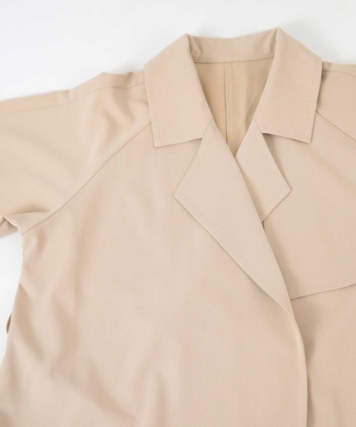 UR'S(ユアーズ)の「ドルマンスリーブトレンチコート(トレンチコート・レディース・ベージュ/ライトベージュ/ネイビー・S/L/M)」の20枚目の写真