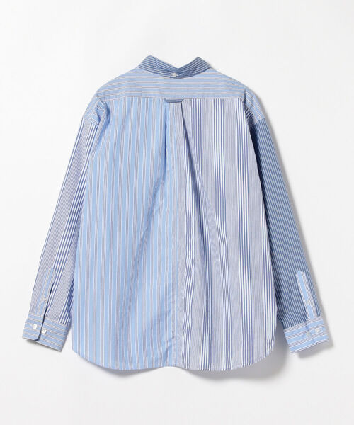 BEAMS BOY(ビームスボーイ)の「BEAMS BOY / コットンローン クレイジー ボタンダウン ロングスリーブシャツ(シャツ/ブラウス・レディース・ブルー/その他・ONE SIZE)」の9枚目の写真