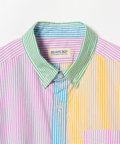 BEAMS BOY(ビームスボーイ)の「BEAMS BOY / コットンローン クレイジー ボタンダウン ロングスリーブシャツ(シャツ/ブラウス・レディース・ブルー/その他・ONE SIZE)」の18枚目の写真