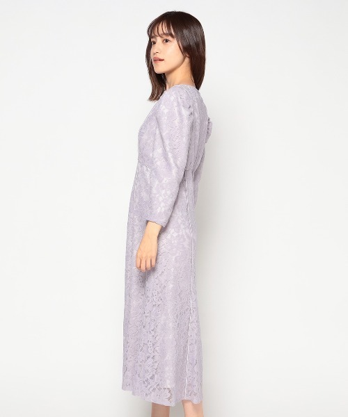 MISCH MASCH(ミッシュマッシュ)の「レースワンピース【2022SS】(ワンピース・レディース・ブラック/ベージュ/ラベンダー・MEDIUM)」の10枚目の写真