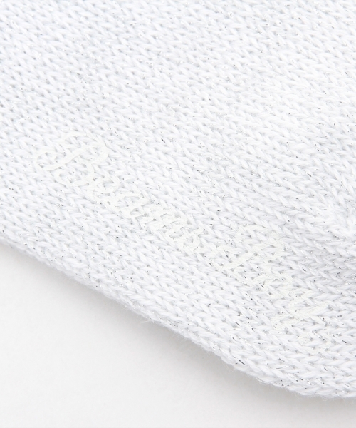 BEAMS BOY（ビームスボーイ）の「BEAMS BOY / ラメ リブ 3/4 ソックス（ソックス/靴下・レディース・ホワイト/ネイビー・ONE SIZE）」の14枚目の写真