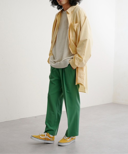 CPCM(シーピーシーエム)の「22SS1タックスラックス(スラックス・メンズ・チャコールグレー/グレイッシュベージュ/グリーン・SMALL/MEDIUM/LARGE)」の22枚目の写真
