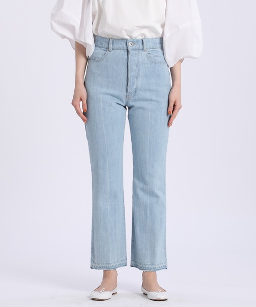 INED CLARO（イネドクラロ）の「ストレートデニムパンツ（デニムパンツ・レディース・ネイビー/ブルー・9号/7号）」の3枚目の写真