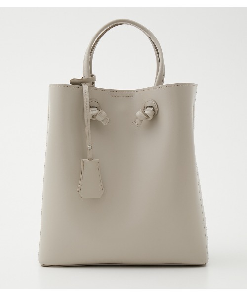 AZUL by moussy（アズールバイマウジー）の「KNOT HANDLE SQUARE TOTE BAG/ノットハンドルスクエアトートバッグ（ショルダーバッグ・レディース・ライトブルー/ブラック/ライトベージュ・FREE）」の10枚目の写真