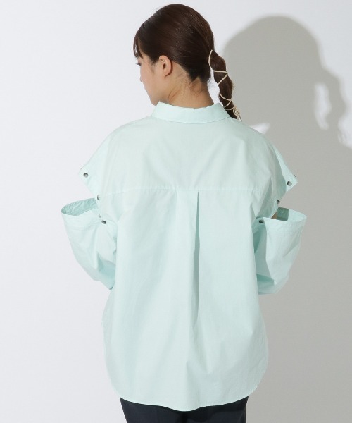 REDYAZEL（レディアゼル）の「ボタン付きドロップシャツ（シャツ/ブラウス・レディース・オフホワイト/サックスブルー/イエロー・FREE）」の22枚目の写真