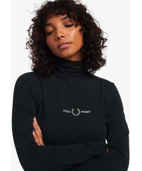 FRED PERRY（フレッドペリー）の「Branded Roll Neck Top（Tシャツ 