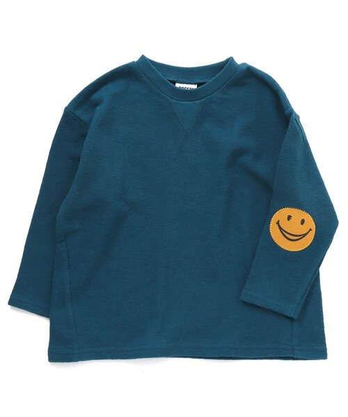 BREEZE（ブリーズ）の「/FOスマイルパッチTシャツ（Tシャツ/カットソー・キッズ・イエロー/オレンジ/ブルー/サックスブルー/レインボー・120/130/140/150/100/90/110）」の2枚目の写真