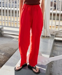 Auntie Rosa Holiday | カラーイージーパンツ(スラックス)