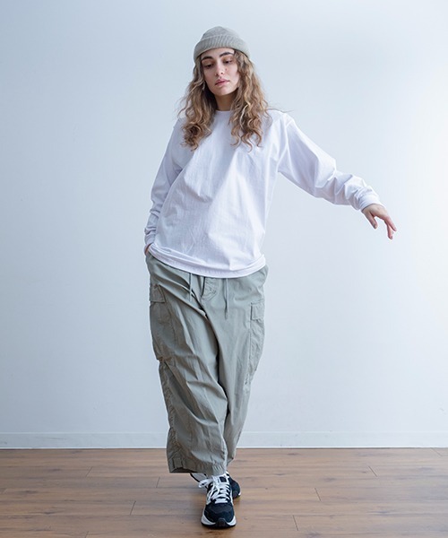 PRO CLUB (プロクラブ)の「PRO CLUB ヘビーウェイト クルーネック ロンT(Tシャツ/カットソー・メンズ・ホワイト/ブラウン/カーキ/ブラック・MEDIUM/LARGE/X-LARGE/XX-LARGE)」の7枚目の写真