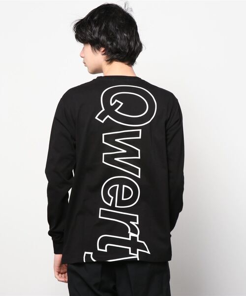 qwerty(クワーティ)の「qwerty (クワーティ)3D Embroidery LS TEE(Tシャツ/カットソー・メンズ・ホワイト/ブラック・X-LARGE/LARGE/MEDIUM)」の3枚目の写真