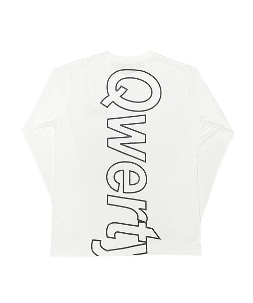 qwerty(クワーティ)の「qwerty (クワーティ)3D Embroidery LS TEE(Tシャツ/カットソー・メンズ・ホワイト/ブラック・X-LARGE/LARGE/MEDIUM)」の1枚目の写真