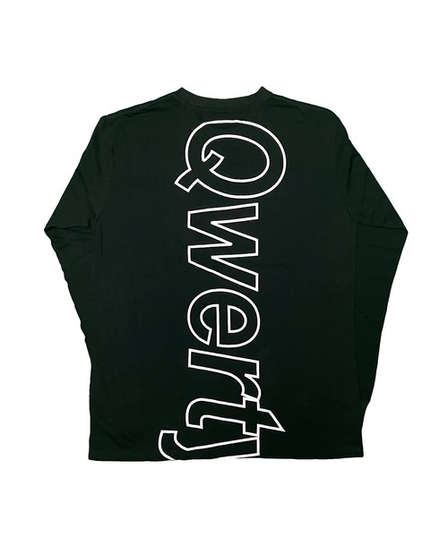 qwerty(クワーティ)の「qwerty (クワーティ)3D Embroidery LS TEE(Tシャツ/カットソー・メンズ・ホワイト/ブラック・X-LARGE/LARGE/MEDIUM)」の2枚目の写真