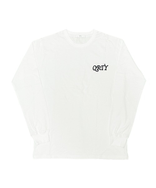 qwerty(クワーティ)の「qwerty (クワーティ)3D Embroidery LS TEE(Tシャツ/カットソー・メンズ・ホワイト/ブラック・X-LARGE/LARGE/MEDIUM)」の7枚目の写真