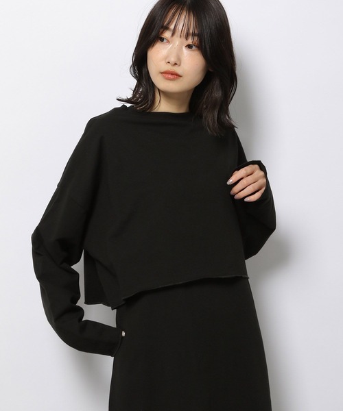 LAKOLE（ラコレ）の「[2点SET]ミニテリーレイヤードワンピース / 264594（ワンピース・レディース・ブラック/ベージュ/グレー・SMALL/MEDIUM）」の22枚目の写真