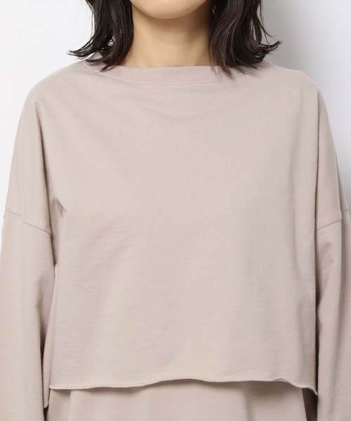 LAKOLE（ラコレ）の「[2点SET]ミニテリーレイヤードワンピース / 264594（ワンピース・レディース・ブラック/ベージュ/グレー・SMALL/MEDIUM）」の20枚目の写真