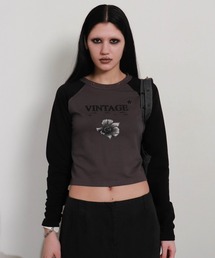 bonjour records | 【MOSAIC SOCIETY】Vintage flower tee w/ studs(Tシャツ/カットソー)