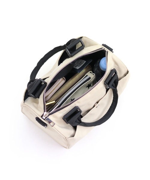 COLDE （コルデ）の「ナイロンミニボストン（ボストンバッグ・レディース・ブラック/グレイッシュベージュ・FREE）」の17枚目の写真