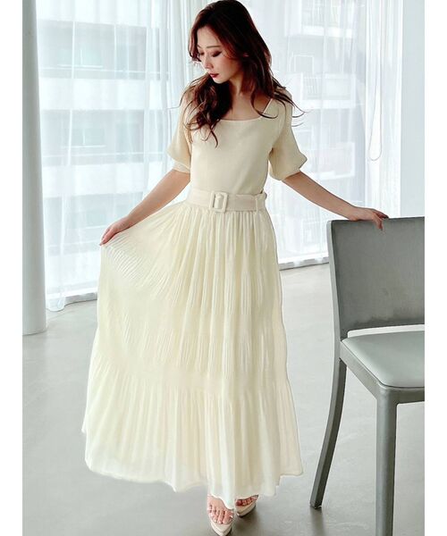 RESEXXY(リゼクシー)の「マジョリカプリーツ2WAYワンピース(ワンピース・レディース・アイボリー/ブラック/ピンク/ミント・FREE)」の10枚目の写真