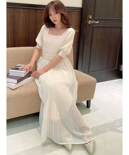 RESEXXY(リゼクシー)の「マジョリカプリーツ2WAYワンピース(ワンピース・レディース・アイボリー/ブラック/ピンク/ミント・FREE)」の21枚目の写真