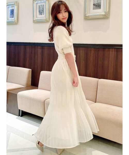 RESEXXY(リゼクシー)の「マジョリカプリーツ2WAYワンピース(ワンピース・レディース・アイボリー/ブラック/ピンク/ミント・FREE)」の16枚目の写真