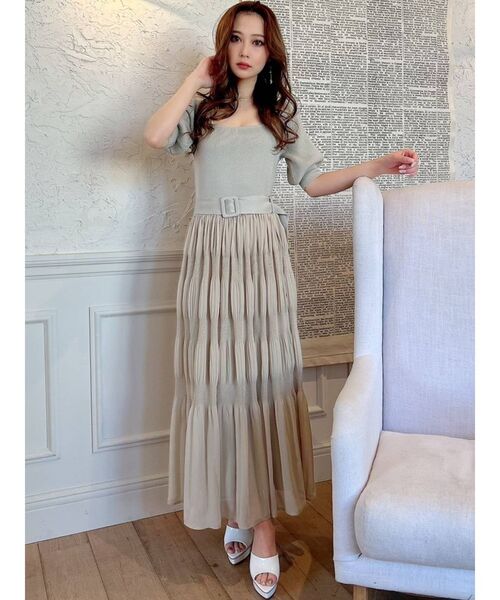 RESEXXY(リゼクシー)の「マジョリカプリーツ2WAYワンピース(ワンピース・レディース・アイボリー/ブラック/ピンク/ミント・FREE)」の22枚目の写真