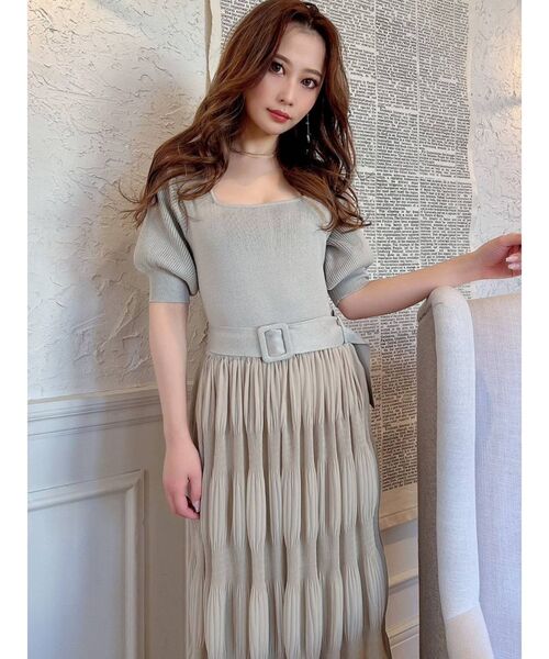 RESEXXY(リゼクシー)の「マジョリカプリーツ2WAYワンピース(ワンピース・レディース・アイボリー/ブラック/ピンク/ミント・FREE)」の17枚目の写真