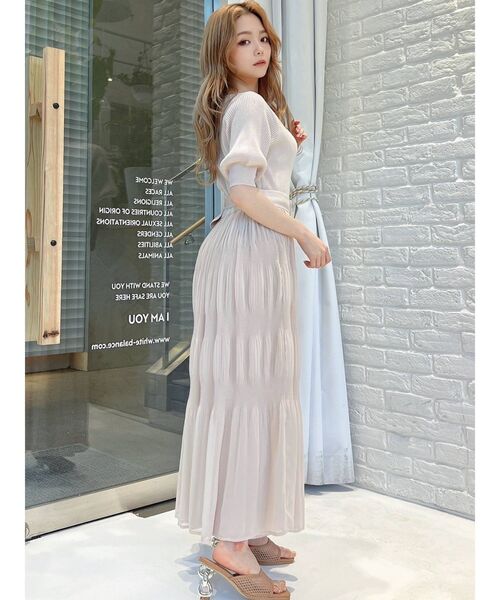 RESEXXY(リゼクシー)の「マジョリカプリーツ2WAYワンピース(ワンピース・レディース・アイボリー/ブラック/ピンク/ミント・FREE)」の12枚目の写真