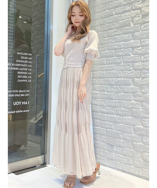 RESEXXY(リゼクシー)の「マジョリカプリーツ2WAYワンピース(ワンピース・レディース・アイボリー/ブラック/ピンク/ミント・FREE)」の18枚目の写真