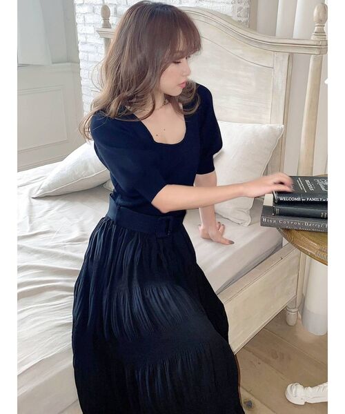 RESEXXY(リゼクシー)の「マジョリカプリーツ2WAYワンピース(ワンピース・レディース・アイボリー/ブラック/ピンク/ミント・FREE)」の13枚目の写真