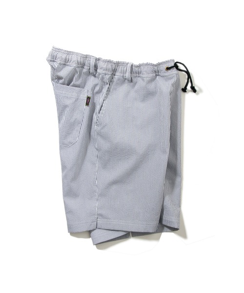 ROTAR(ローター)の「COOLMAX FABRIC Easy Shorts クールマックス シアサッカー ストレッチ イージーショーツ(チノパンツ・メンズ・ネイビー×ホワイト/ブラック/カーキ・LARGE/MEDIUM)」の3枚目の写真