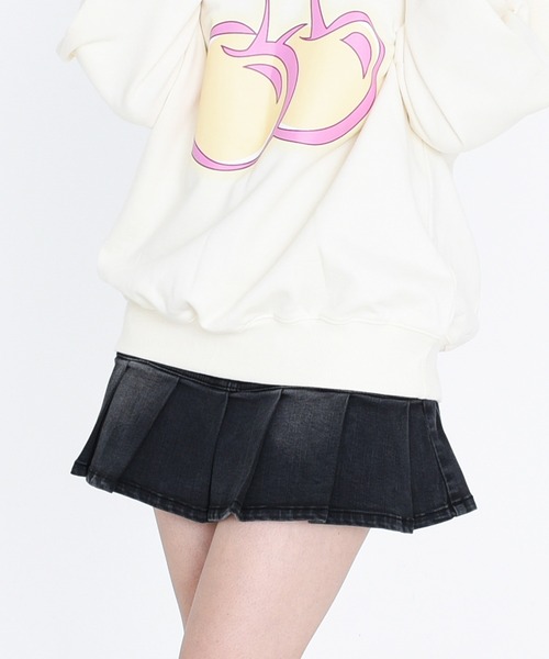 KIRSH（キルシー）の「KIRSH X HONDA HITOMI PLEATS DENIM MINI